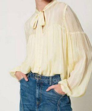 TWINSET Chemisier jacquard rayé