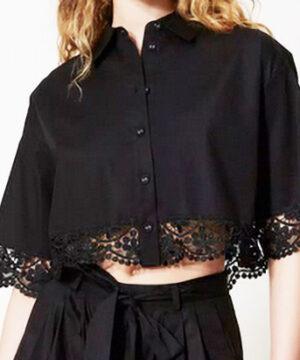 TWINSET Chemise courte dentelle