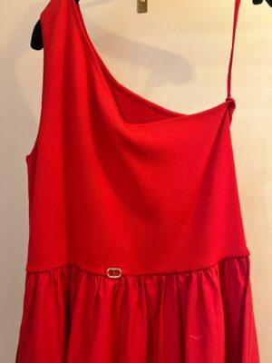 ROBE BUSTIER ASYMÉTRIQUE – Image 2