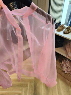 BLOUSON TULLE ROSE – Image 2