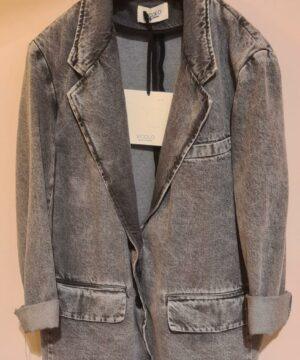 VESTE DENIM GRISE