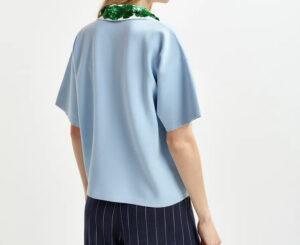 POLO PAILLETTES ET PERLES HOISEAU – Image 2
