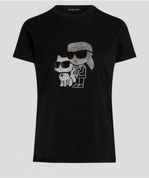 KARL LAGERFELD T-SHIRT À STRASS