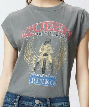 PINKO T-SHIRT MARRAKECH QUEEN