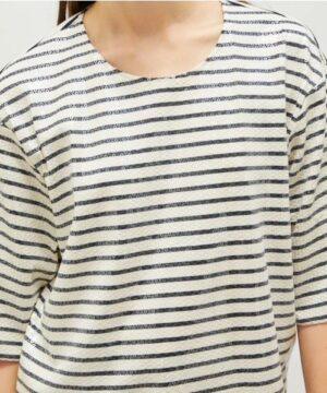 T-SHIRT BOXY CRÈME - GARDONE