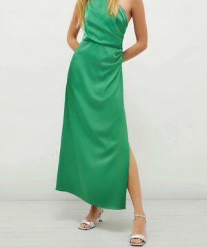 ROBE ASYMÉTRIQUE EN SATIN - DUSE