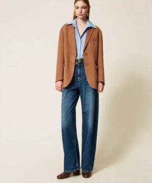 TWINSET Blazer en drap double