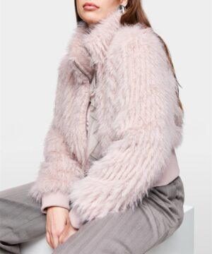 MARCCAIN Veste courte en fausse fourrure
