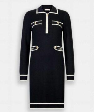 LIU.JO Robe en maille de soie mélangée