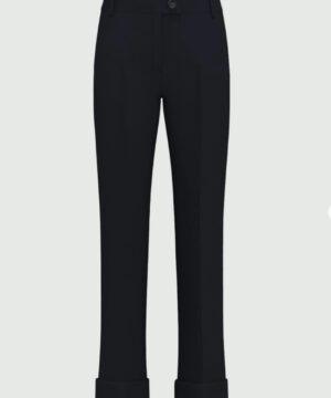 MARELLA Pantalon stretch coupe droite MARINE