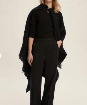 MARELLA Pantalon stretch coupe droite NOIR