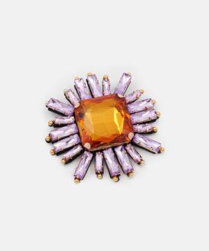 ESSENTIEL ANTWERP Broche en strass
