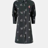 PINKO Robe chemise courte à imprimé tatouage BOUTIQUE RIVE GAUCHE