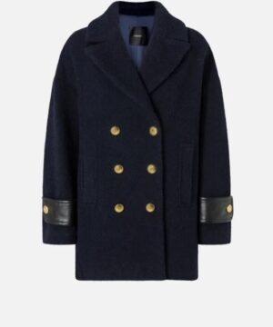 PINKO Caban court croisé en laine bouclette BOUTIQUE RIVE GAUCHE BELFORT