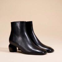 MI/MAI BOTTINES NOIRES A BOUT CARRE ET TALON BAS TADAO BLACK BOUTIQUE RIVE GAUCHE BELFORT