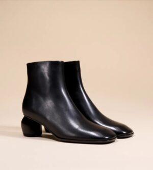 MI/MAI BOTTINES NOIRES A BOUT CARRE ET TALON BAS TADAO BLACK BOUTIQUE RIVE GAUCHE BELFORT
