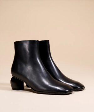 MI/MAI BOTTINES NOIRES A BOUT CARRE ET TALON BAS TADAO BLACK BOUTIQUE RIVE GAUCHE BELFORT