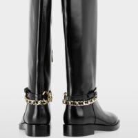 MARCCAIN Bottes d'équitation en cuir avec détail décoratif