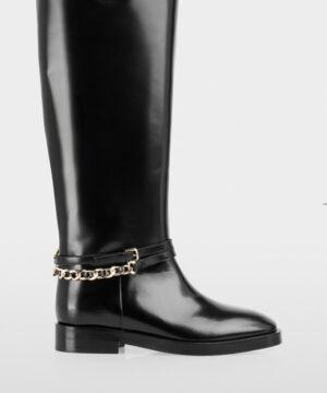 MARCCAIN Bottes d'équitation en cuir avec détail décoratif RIVE GAUCHE BELFORT