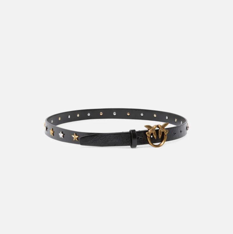PINKO Ceinture cloutée avec boucle Love RIVE GAUCHE BELFORT