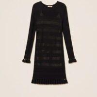 TWINSET Robe courte en maille avec volants BOUTIQUE RIVE GAUCHE BELFORT