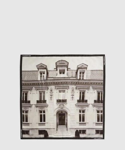 KARL LAGERFELD Écharpe en soie Maison de Karl RIVE GAUCHE BELFORT
