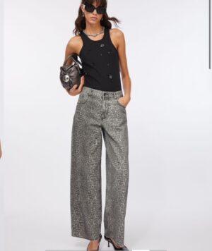 Pantalon évasé avec imprimé MAGASIN RIVE GAUCHE