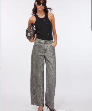 Pantalon évasé avec imprimé MAGASIN RIVE GAUCHE