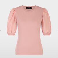 MARCCAIN Pull à manches courtes pèche beige