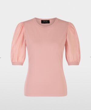 MARCCAIN Pull à manches courtes pèche beige