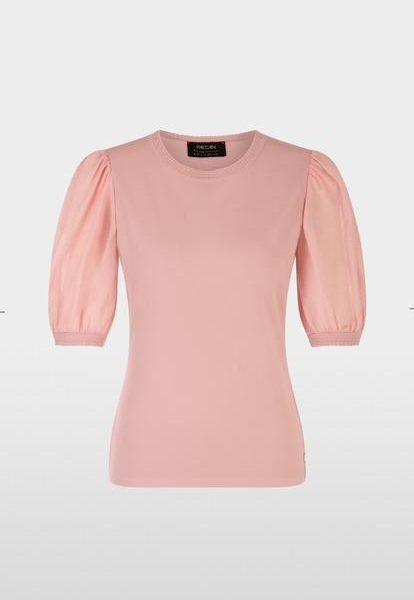 MARCCAIN Pull à manches courtes pèche beige