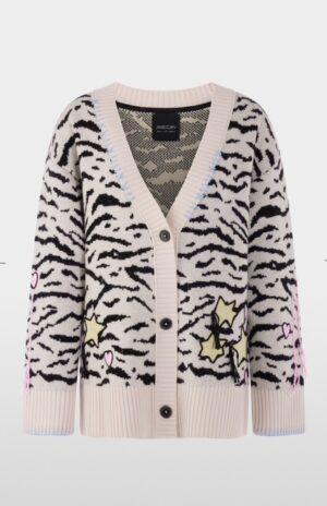MAGASIN VETEMENT RIVE GAUCHE MARCCAIN Cardigan long à imprimé animalier