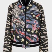 boutique rive gauche belfort MARCCAIN Blouson à imprimé bande dessinée