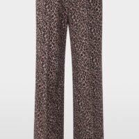 MARCCAIN Pantalon en tissu WASHINGTON imprimé léopard