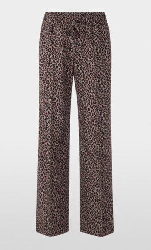 MARCCAIN Pantalon en tissu WASHINGTON imprimé léopard