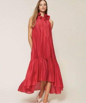 TWINSET Robe courte longue voile rose Rive gauche Belfort