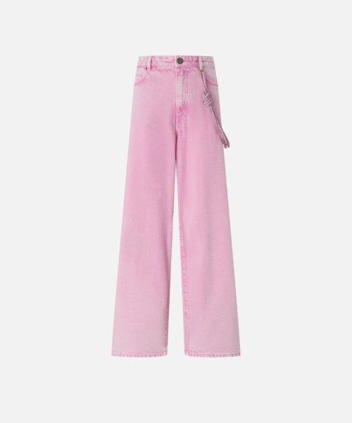 PINKO Jean à corde bijou rose rive gauche belfort