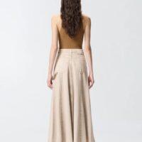 PINKO Jupe midi en denim à corde bijou