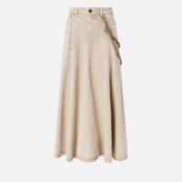 PINKO Jupe midi en denim à corde bijou RIVE GAUCHE BELFORT