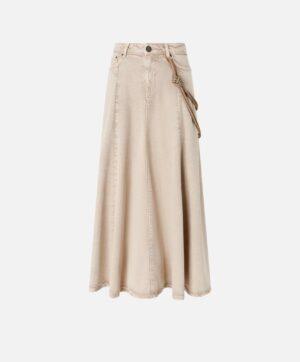 PINKO Jupe midi en denim à corde bijou RIVE GAUCHE BELFORT