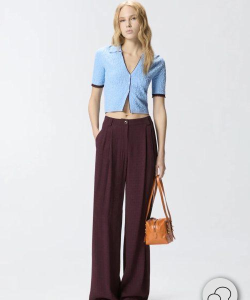 Pinko Pantaloni in jacquard boutique rive gauche Belfort