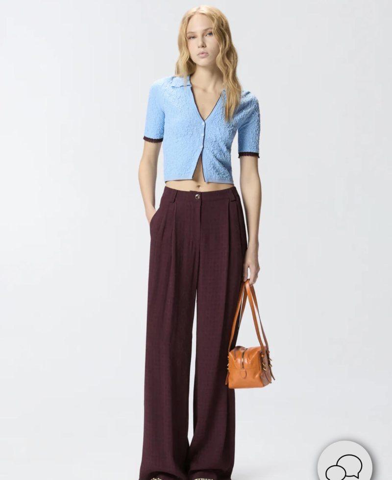 Pinko Pantaloni in jacquard boutique rive gauche Belfort