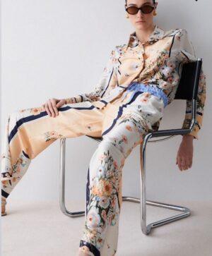 LIU.JO Pantalon en sergé imprimé BOUTIQUE RIVE GAUCHE BELFORT