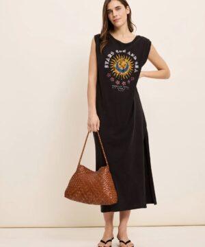 FIVE JEANS Robe longue à imprimé Stars Sun and Sea Boutique rive gauche Belfort