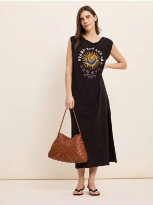 FIVE JEANS Robe longue à imprimé Stars Sun and Sea Boutique rive gauche Belfort