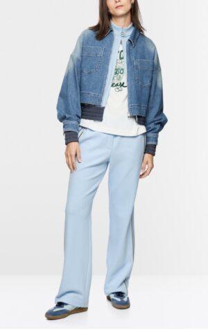 MARCCAIN Veste courte en jean avec fermeture éclair Boutique rive gauche Belfort