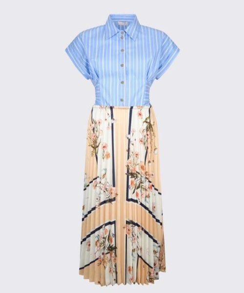 LIU.JO Robe midi plissée BOUTIQUE RIVE GAUCHE BELFORT