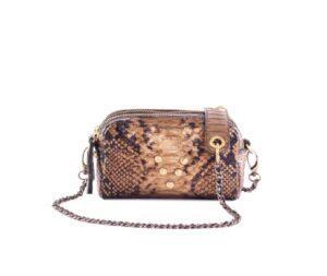 SAC MAKE-ME UP SMALL MÉTAL BRONZE Boutique rive gauche Belfort
