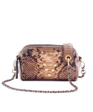 SAC MAKE-ME UP SMALL MÉTAL BRONZE Boutique rive gauche Belfort