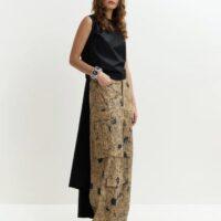 ESSENTIEL ANTWERP Top cache-cœur noir au dos ouvert Boutique rive gauche Belfort